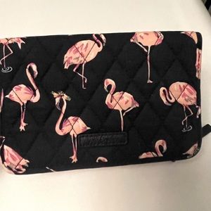 Vera Bradley flamingo purse/wallet